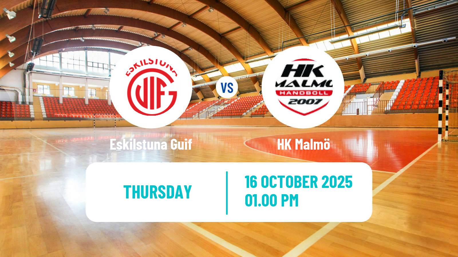 Handball Swedish Elitserien Handball Eskilstuna Guif - Malmö