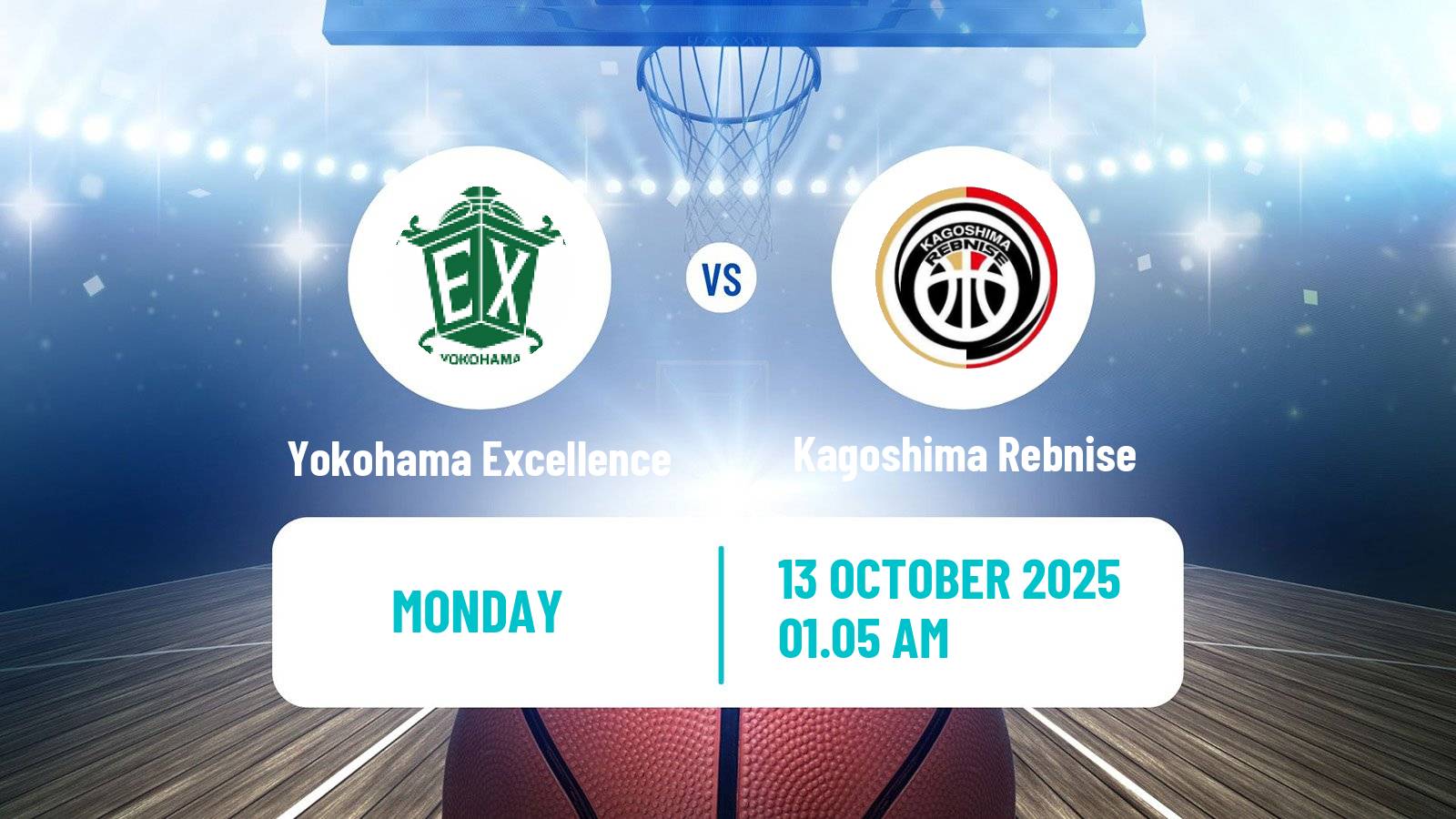 Basketball Japan B2 League Basketball Yokohama Excellence - Kagoshima Rebnise
