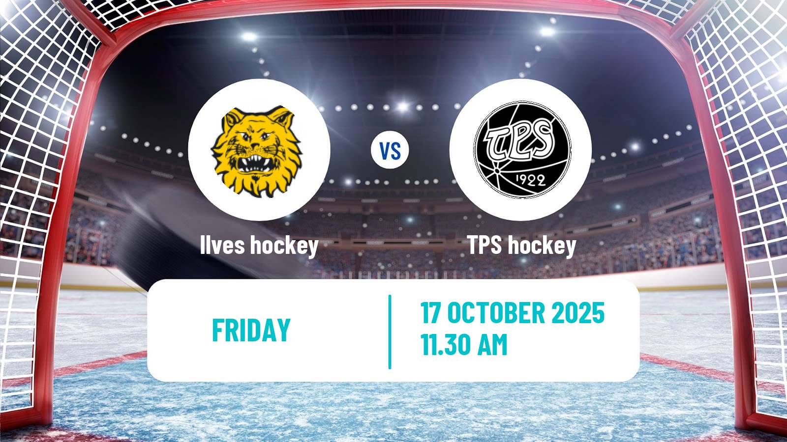 Hockey Finnish SM-liiga Ilves - TPS