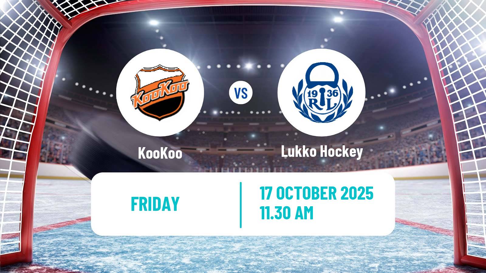 Hockey Finnish SM-liiga KooKoo - Lukko