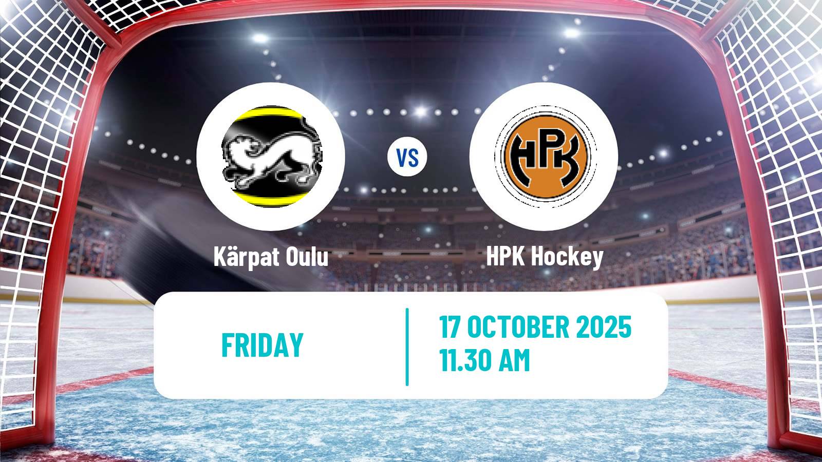 Hockey Finnish SM-liiga Kärpät - HPK