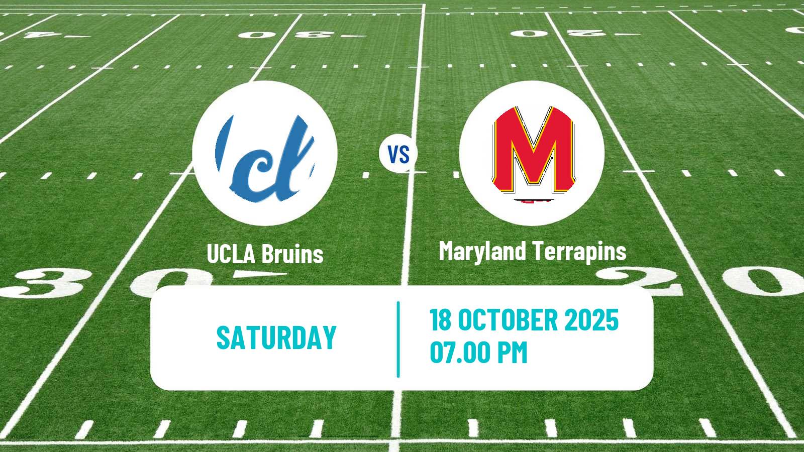 American football NCAA College Football UCLA Bruins - Maryland Terrapins