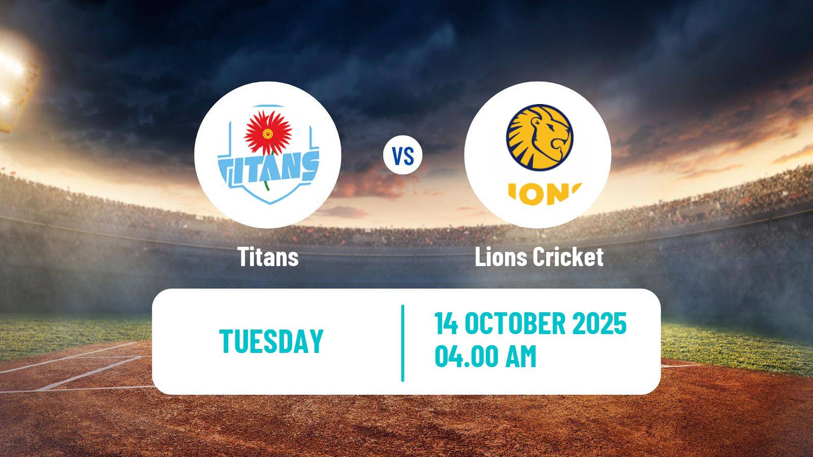 Cricket CSA 4-Day Franchise Series Titans - Lions Cricket