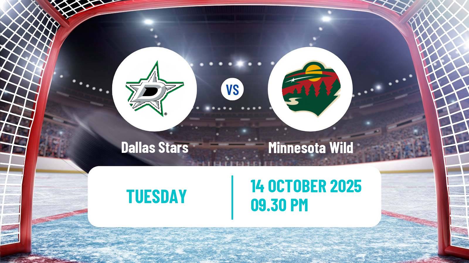 Hockey NHL Dallas Stars - Minnesota Wild