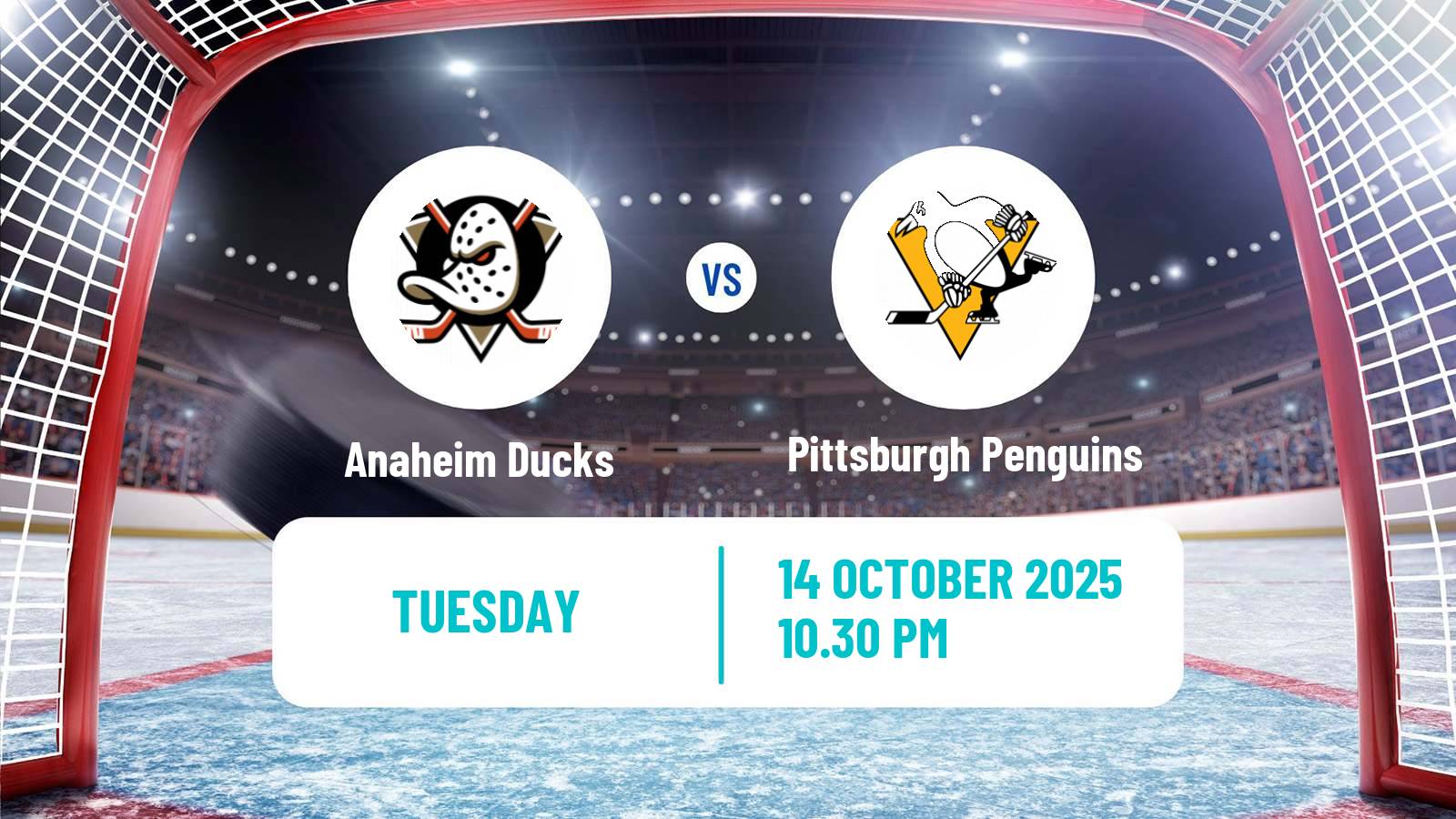Hockey NHL Anaheim Ducks - Pittsburgh Penguins
