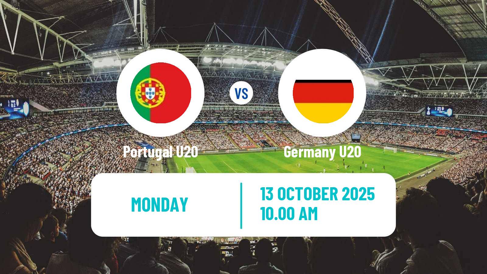 Football Elite League U20 Portugal U20 - Germany U20