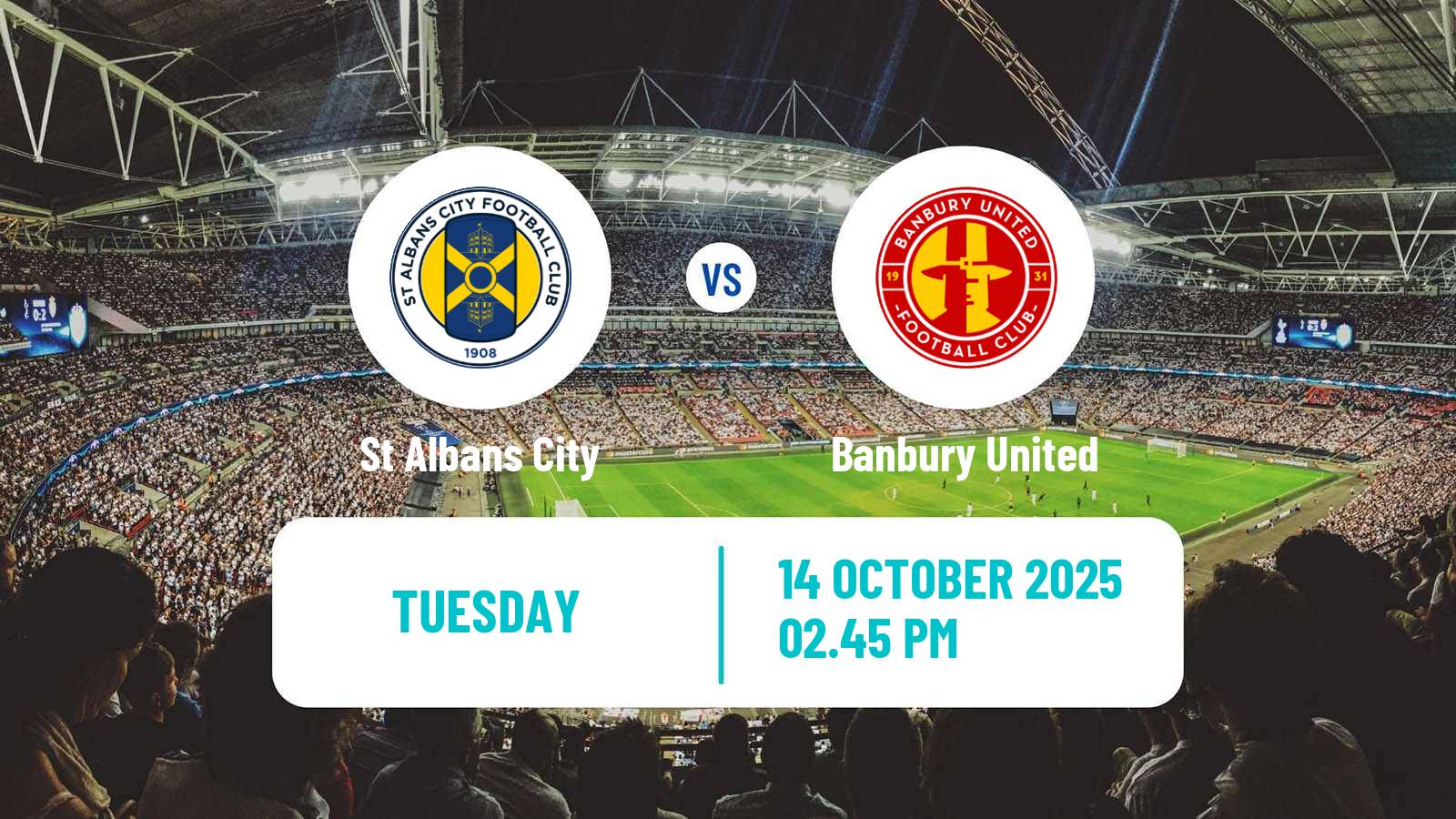 Football English FA Cup St Albans City - Banbury United