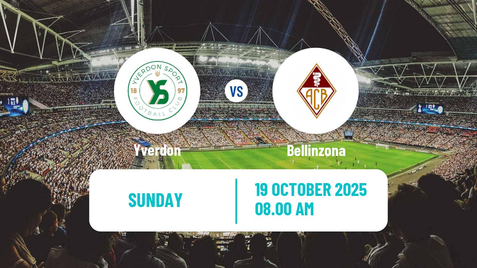 Football Swiss Challenge League Yverdon - Bellinzona