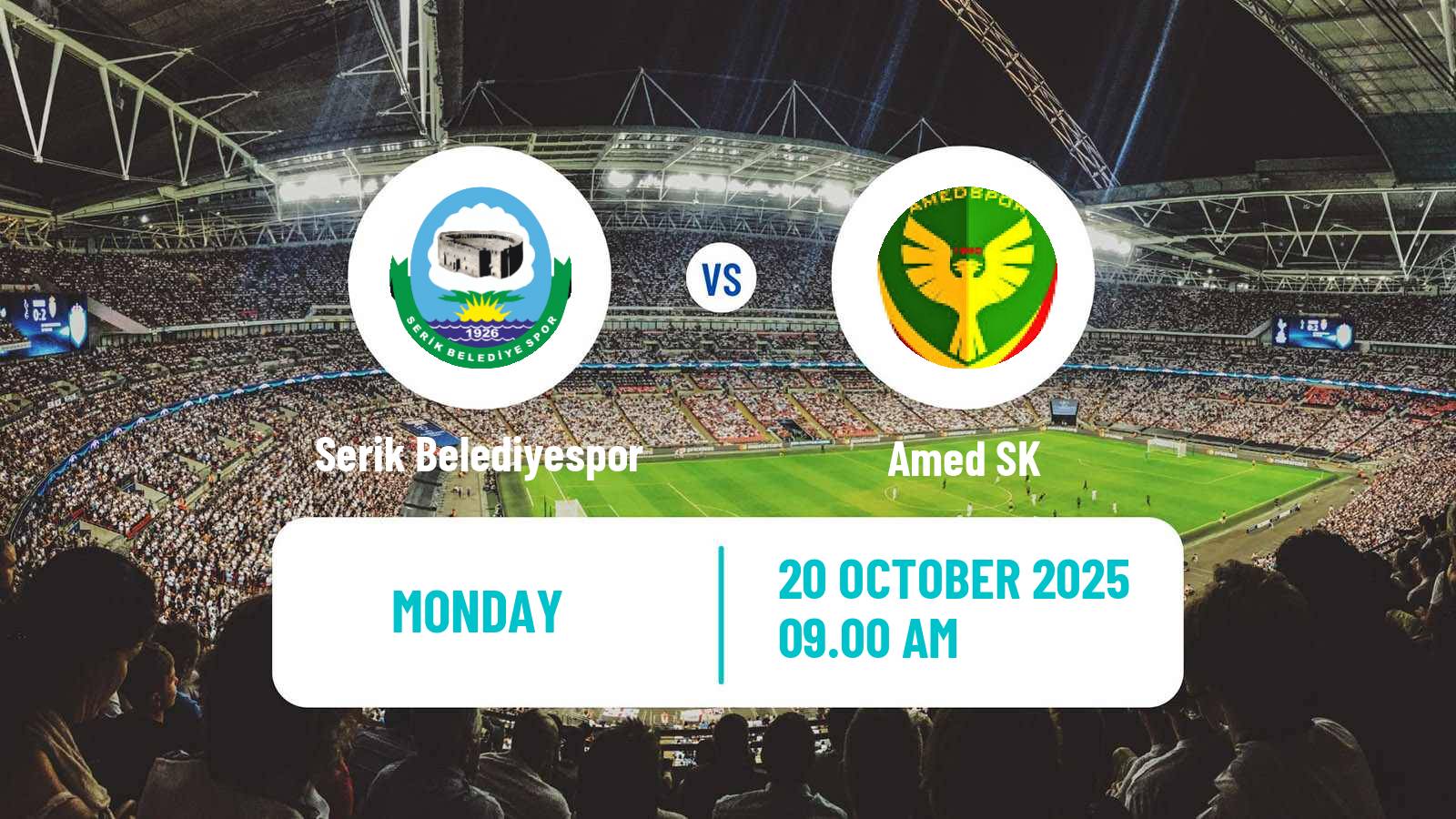 Football Turkish First League Serik Belediyespor - Amed SK