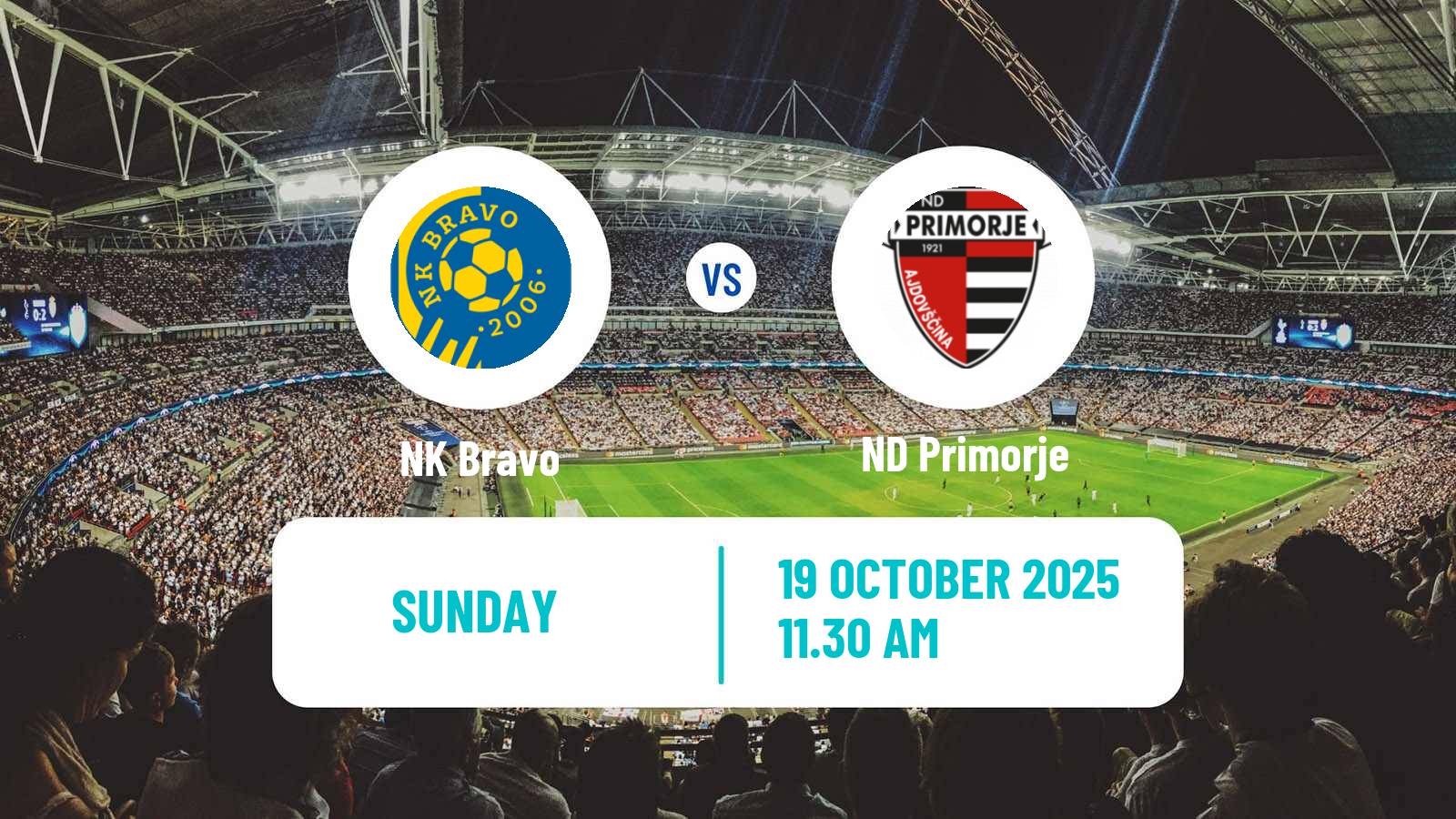 Football Slovenian PrvaLiga NK Bravo - Primorje