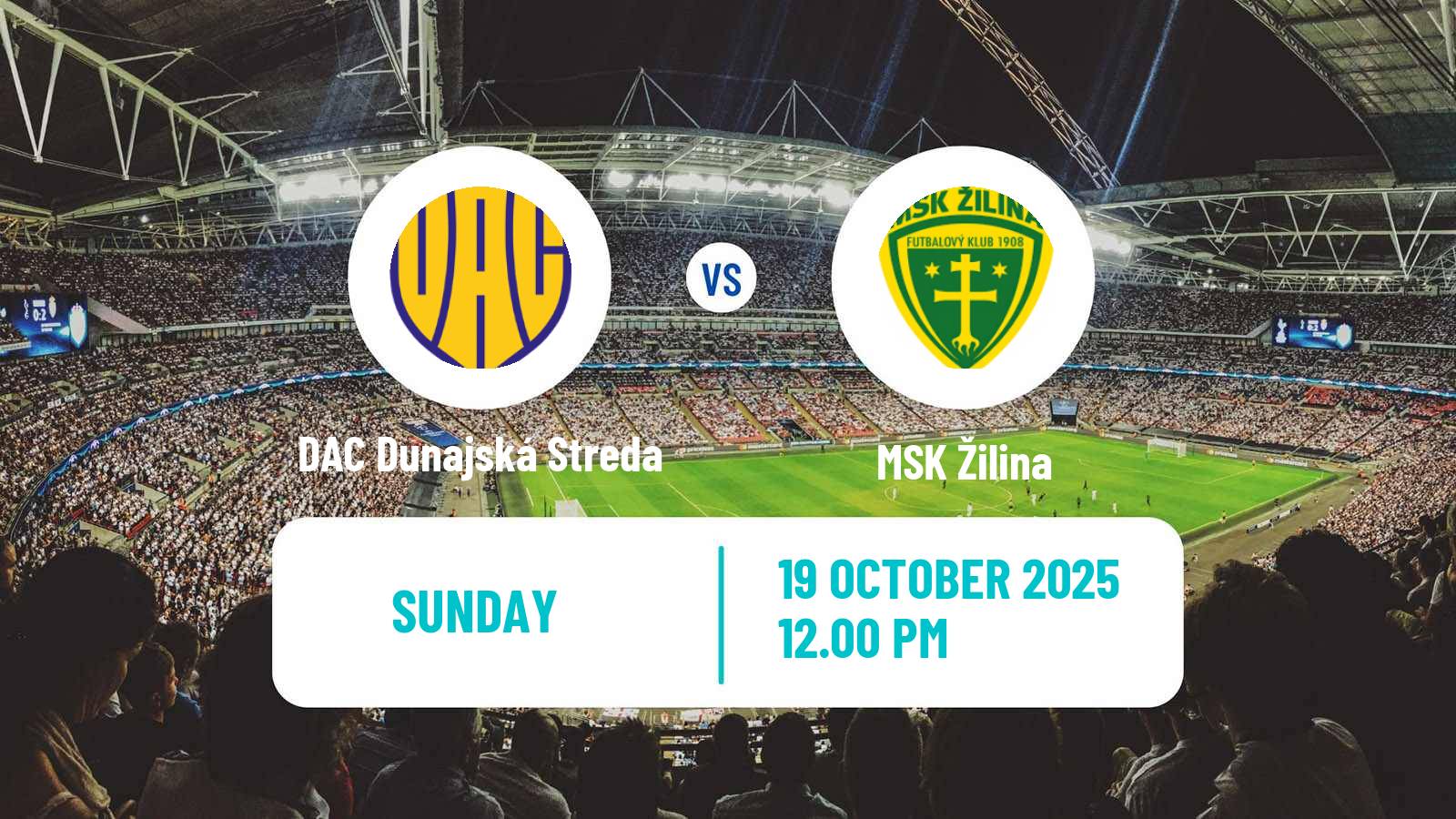 Football Slovak Superliga DAC Dunajská Streda - Žilina