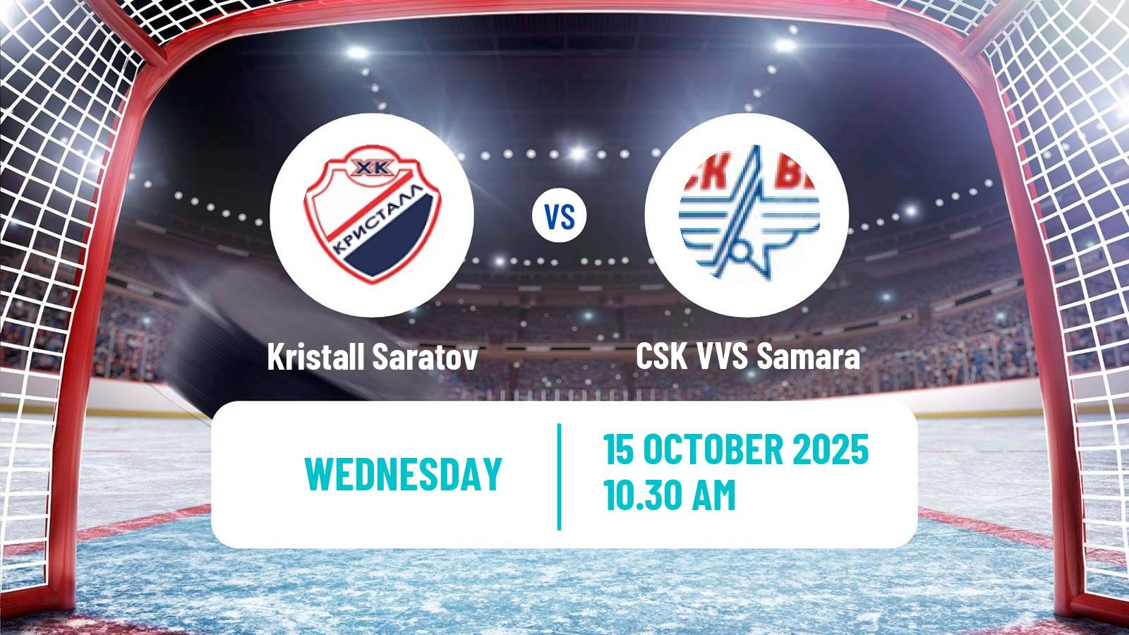 Hockey VHL Kristall Saratov - CSK VVS Samara