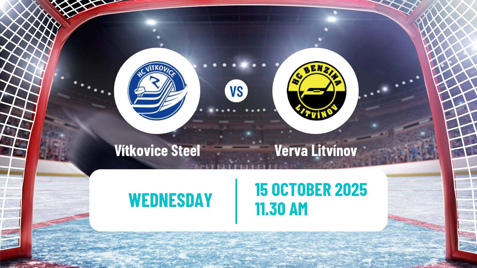 Hockey Czech Extraliga Vítkovice Steel - Verva Litvínov