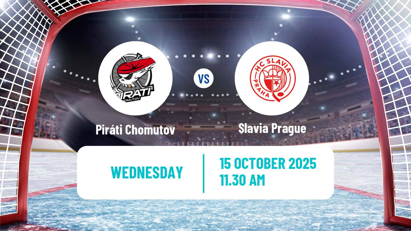 Hockey Czech Chance Liga Piráti Chomutov - Slavia Prague