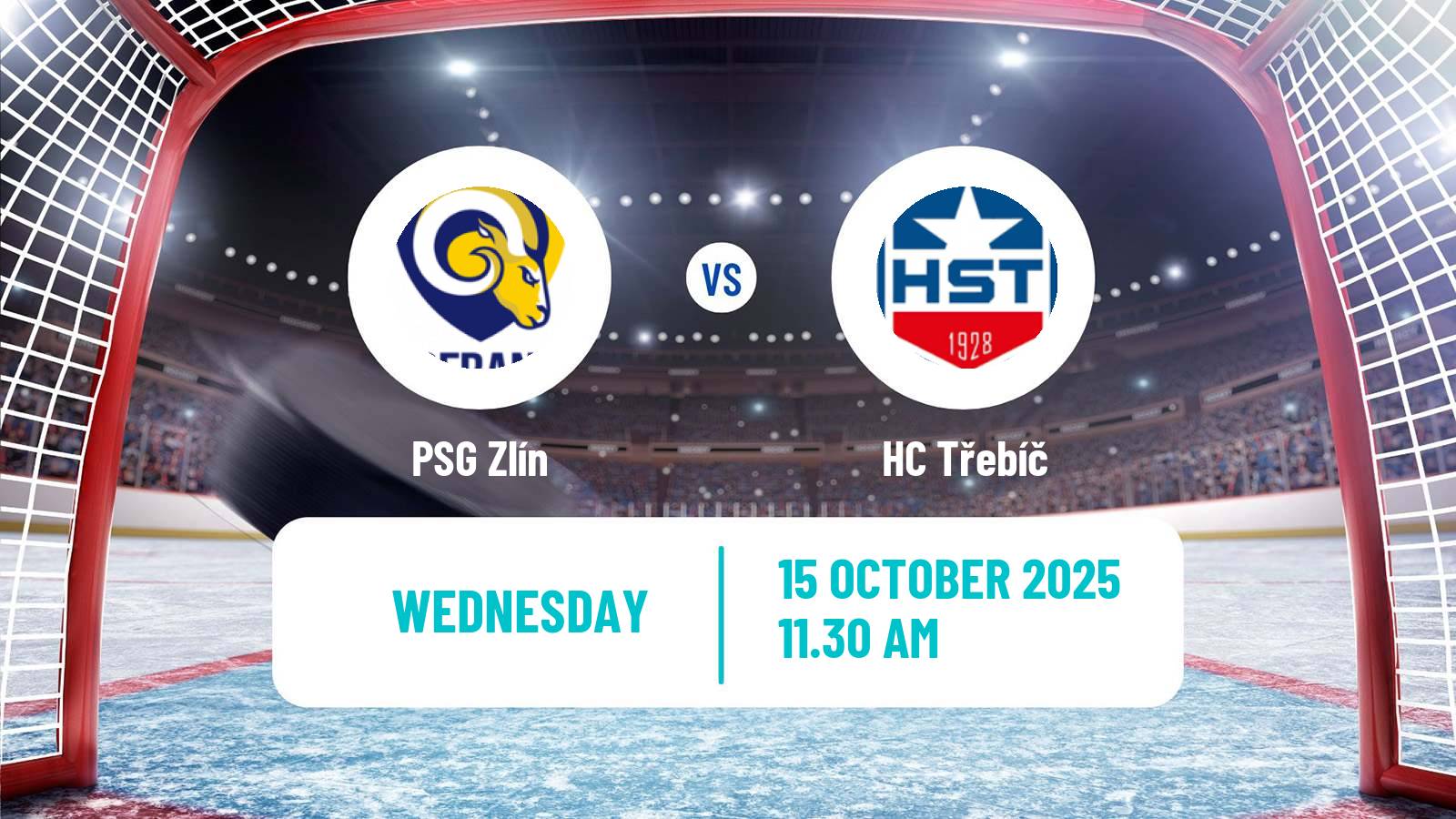 Hockey Czech Chance Liga PSG Zlín - Třebíč