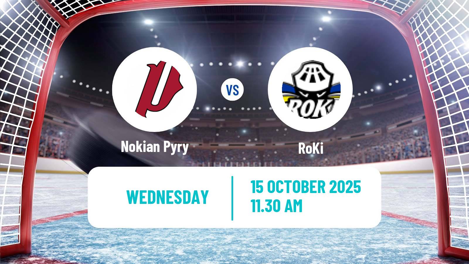 Hockey Finnish Mestis Nokian Pyry - RoKi
