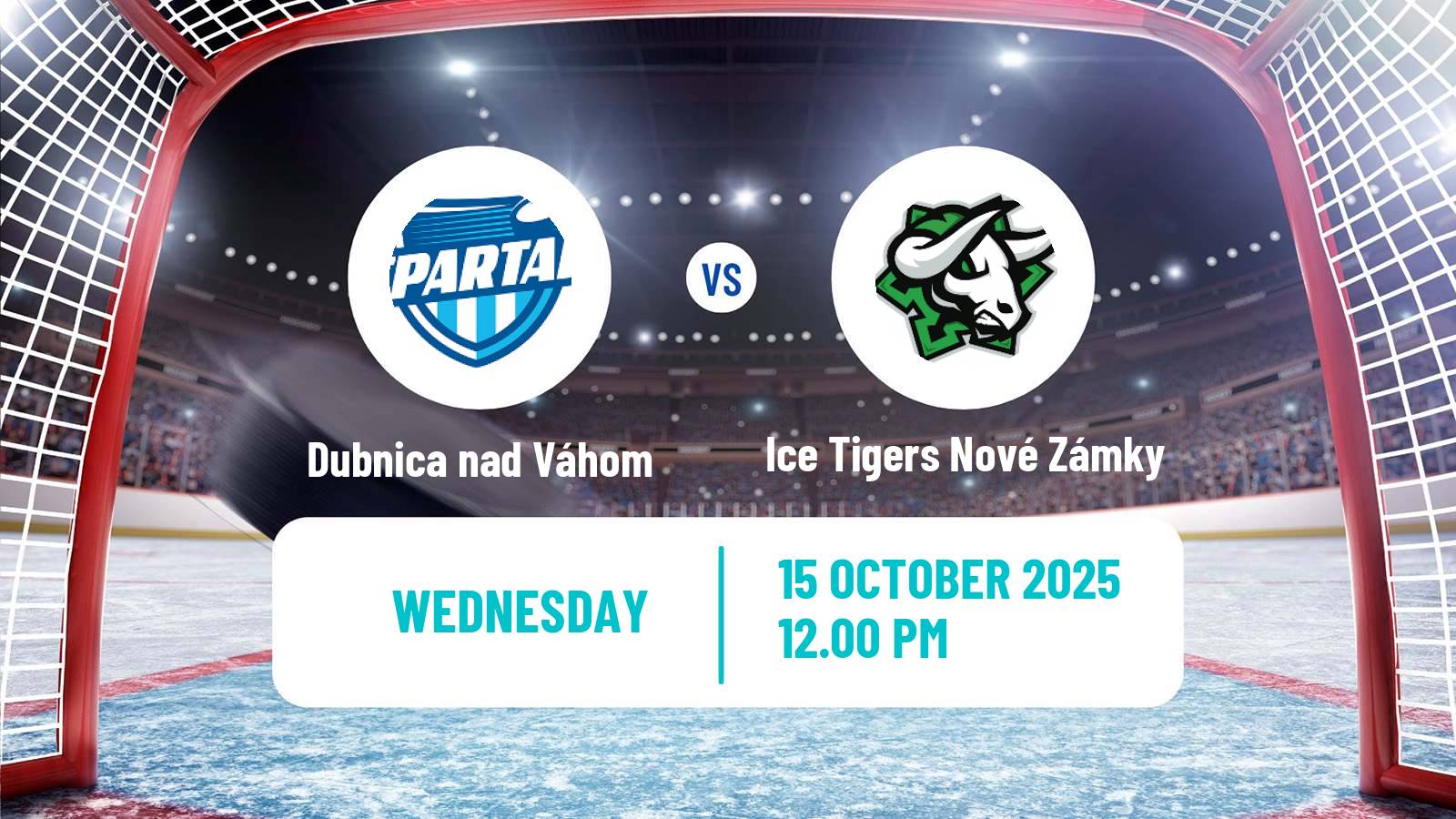 Hockey Slovak 1 Liga Hockey Dubnica nad Váhom - Ice Tigers Nové Zámky