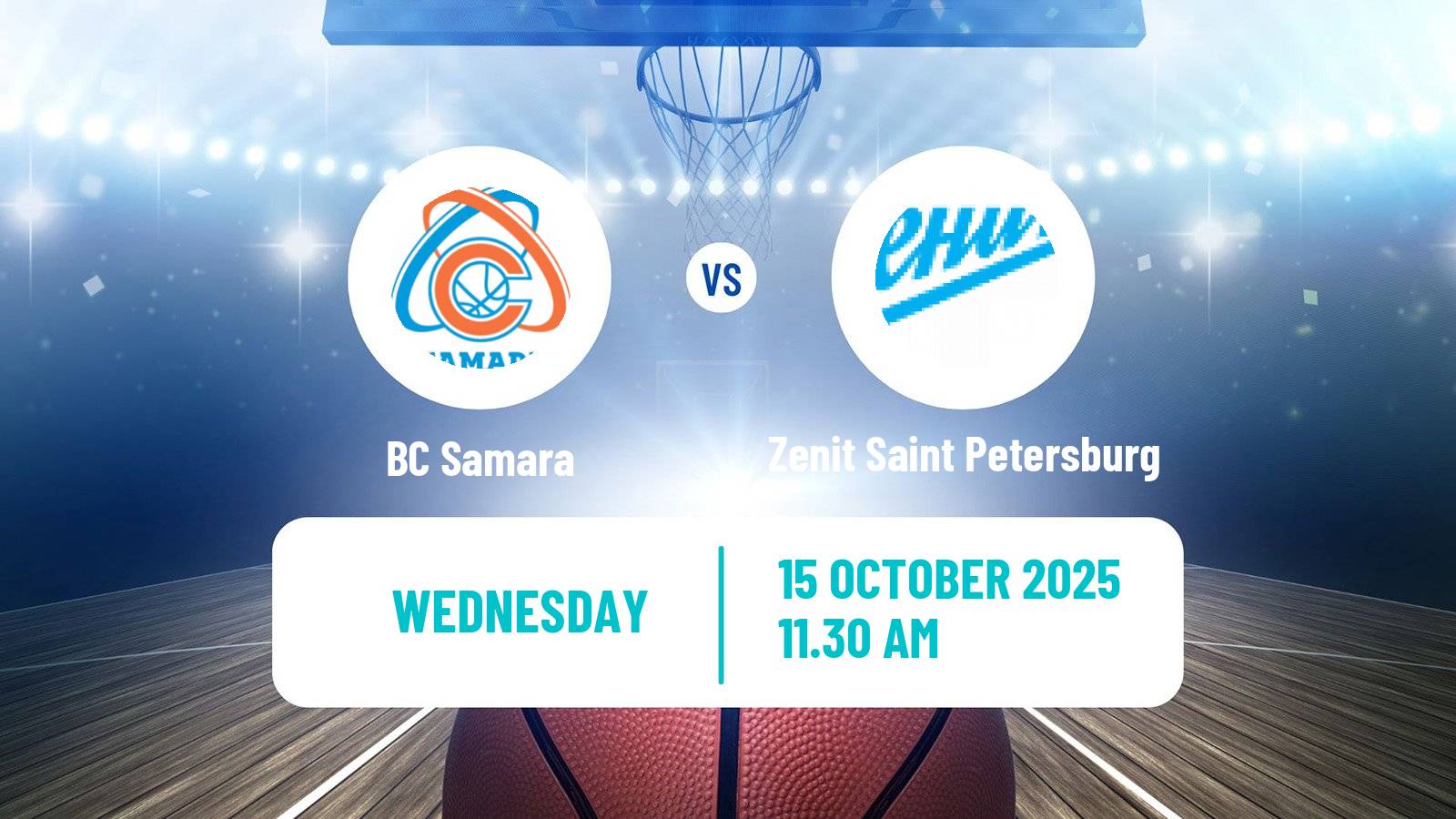 Basketball VTB United League Samara - Zenit Saint Petersburg