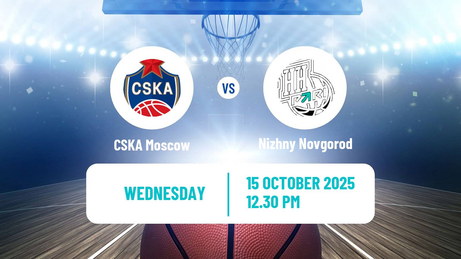 Basketball VTB United League CSKA Moscow - Nizhny Novgorod