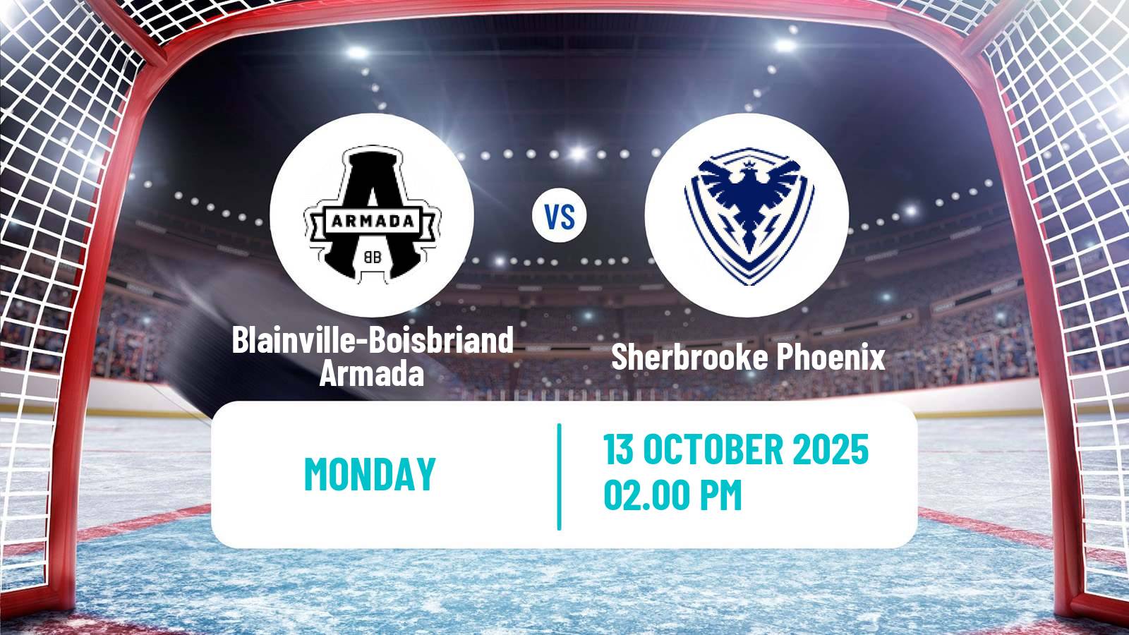 Hockey QMJHL Blainville-Boisbriand Armada - Sherbrooke Phoenix
