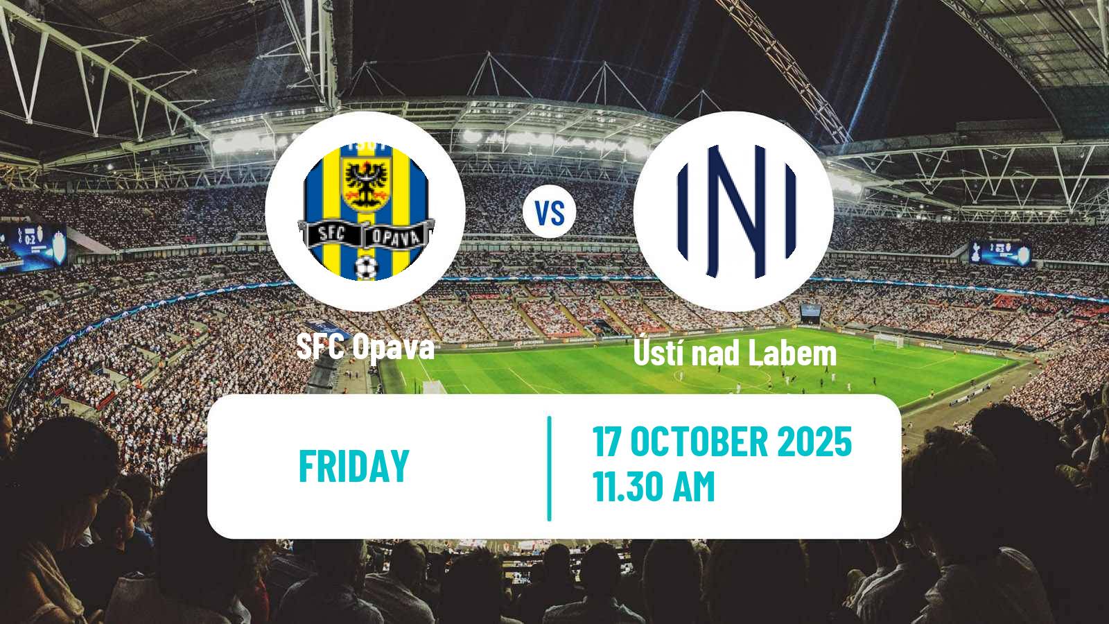 Football Czech Division 2 Opava - Ústí nad Labem