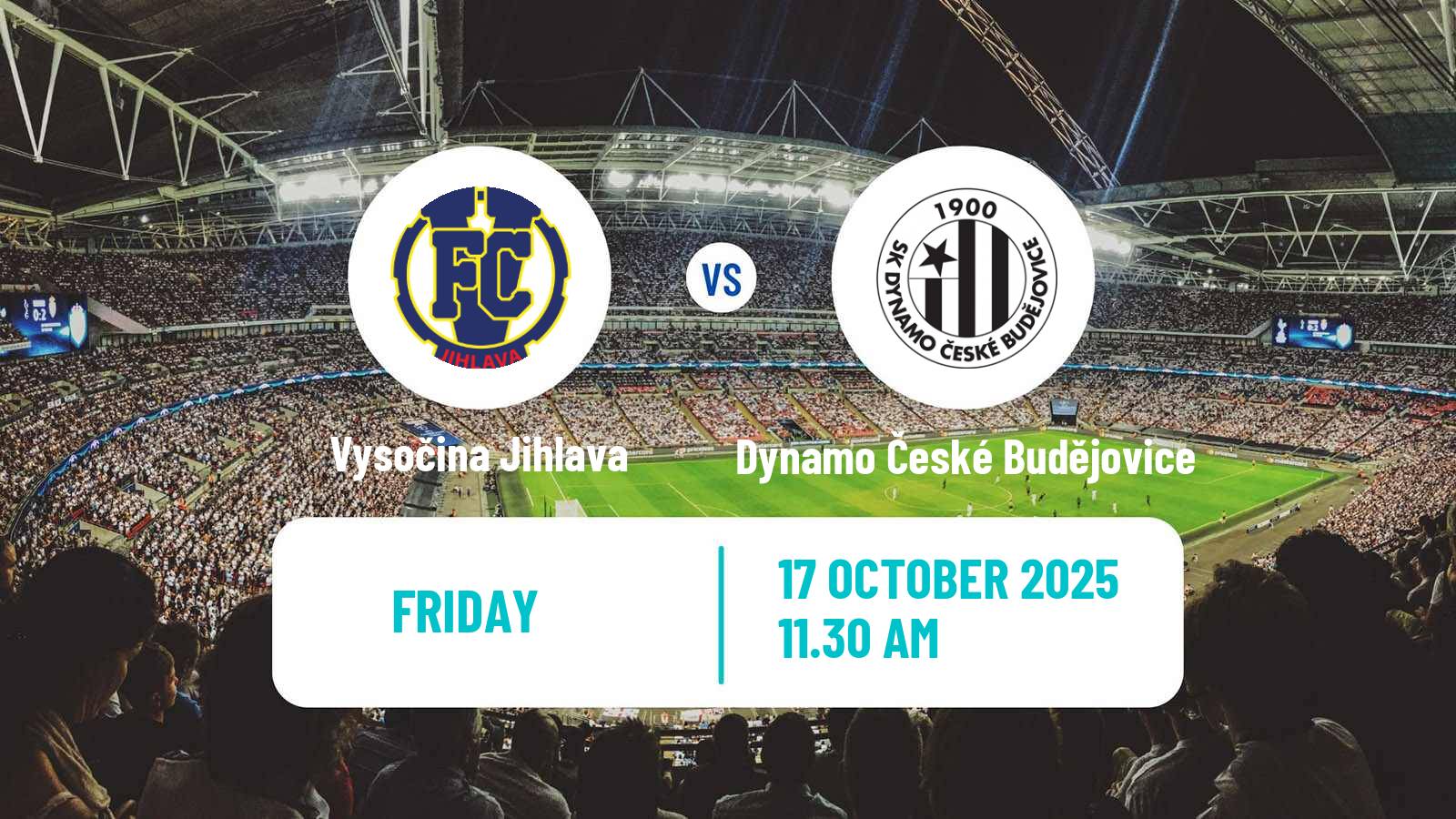 Football Czech Division 2 Vysočina Jihlava - Dynamo České Budějovice