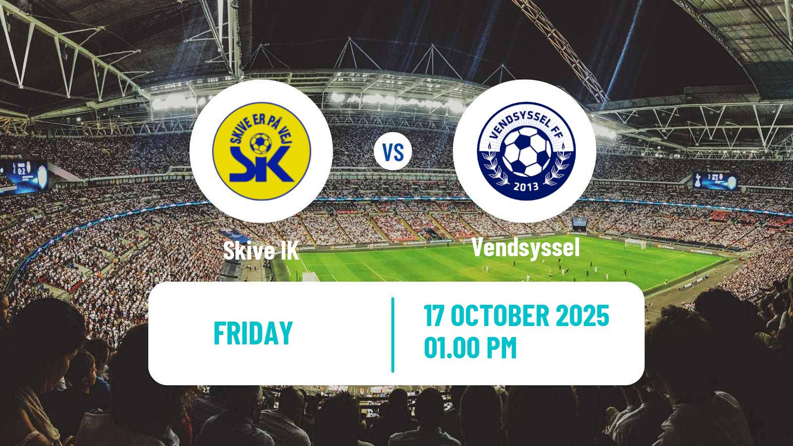 Football Danish 2 Division Skive IK - Vendsyssel