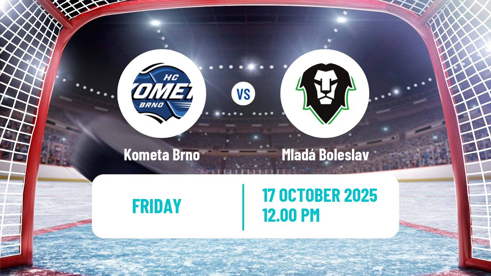 Hockey Czech Extraliga Kometa Brno - Mladá Boleslav