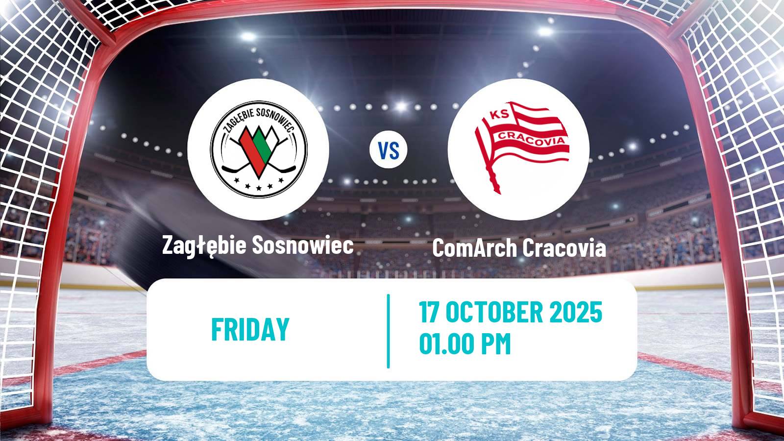 Hockey Polska Liga Hokejowa Zagłębie Sosnowiec - ComArch Cracovia