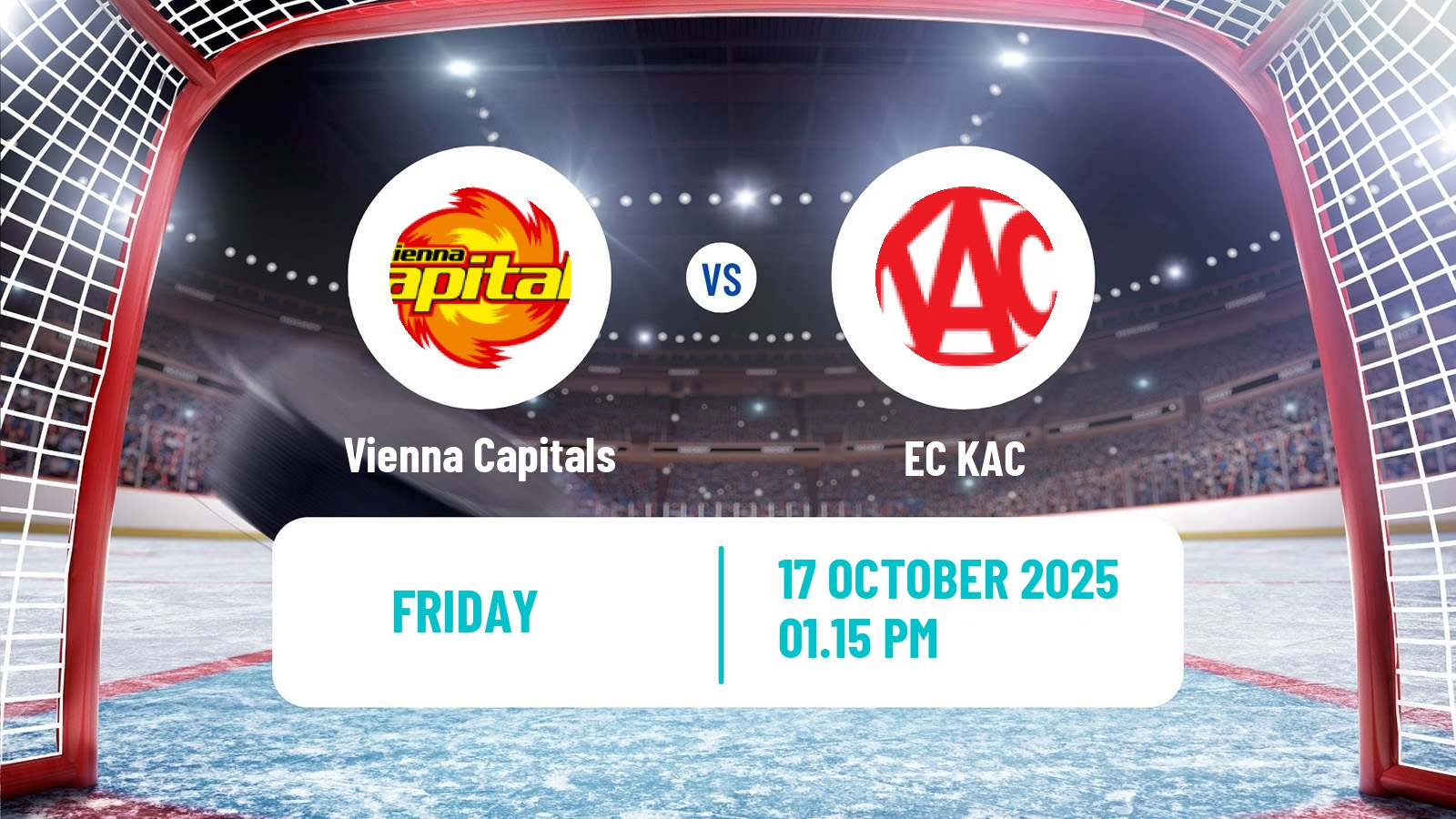 Hockey Austrian Ice Hockey League Vienna Capitals - EC KAC