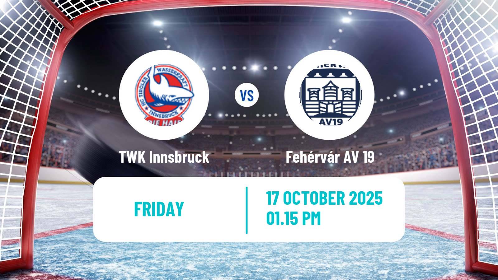 Hockey Austrian Ice Hockey League TWK Innsbruck - Fehérvár AV 19