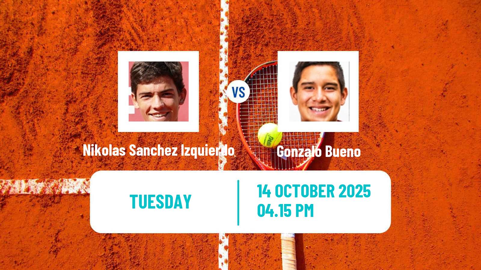 Tennis Curitiba Challenger Men Nikolas Sanchez Izquierdo - Gonzalo Bueno