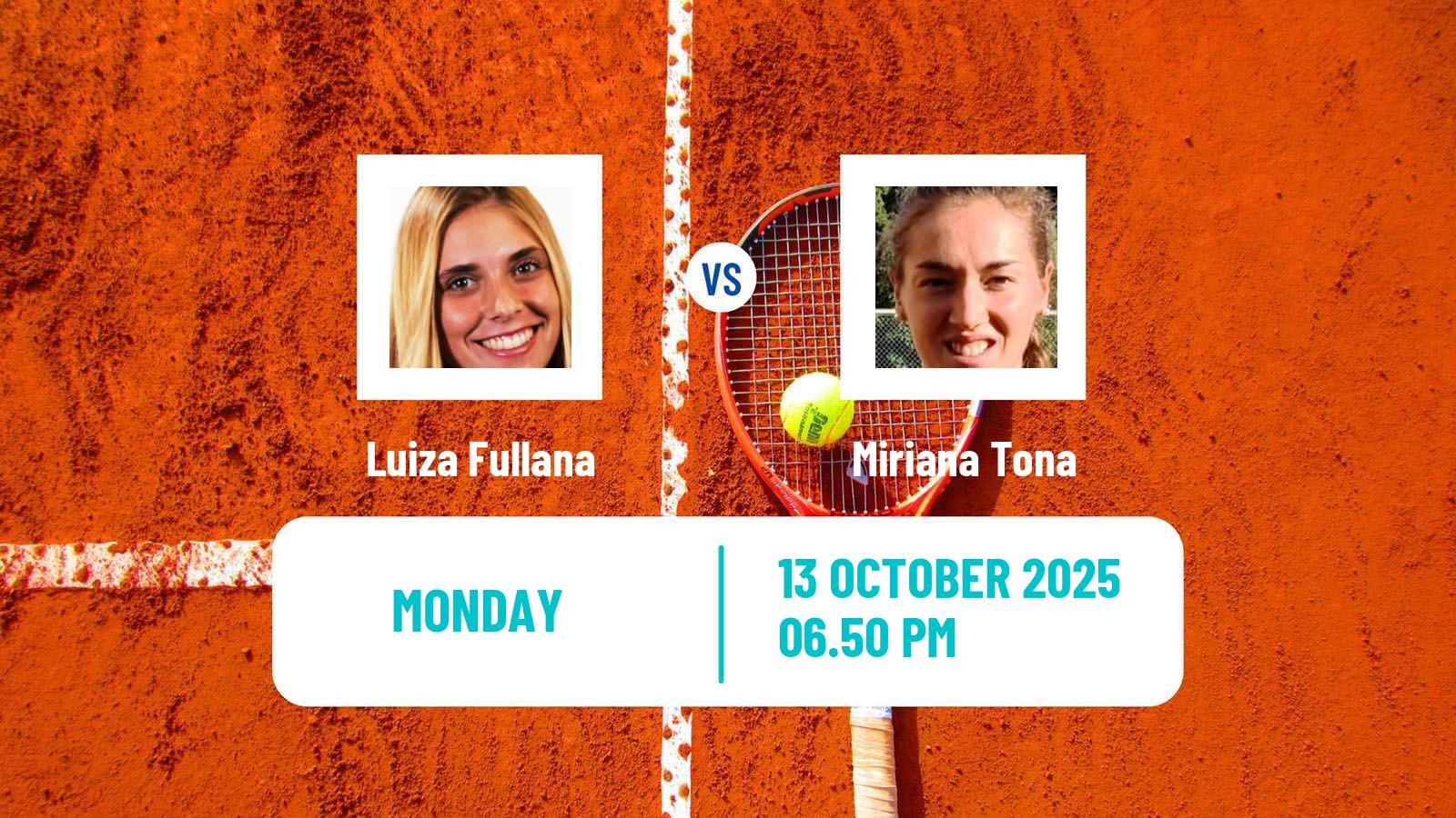 Tennis Rio De Janeiro Challenger Women Luiza Fullana - Miriana Tona