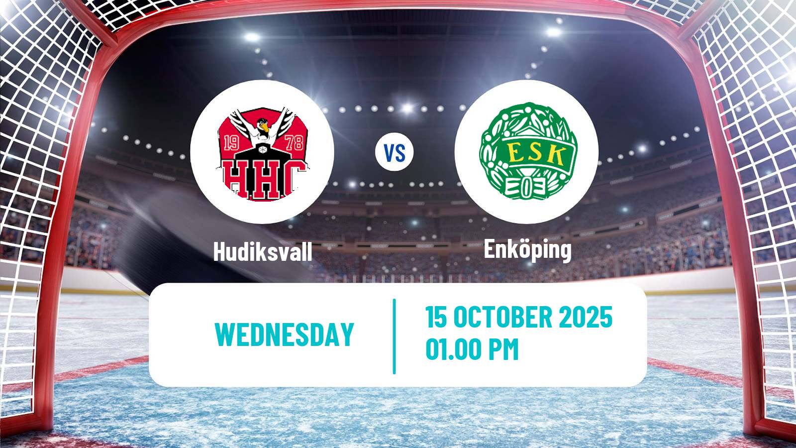 Hockey Swedish HockeyEttan Norra Hudiksvall - Enköping