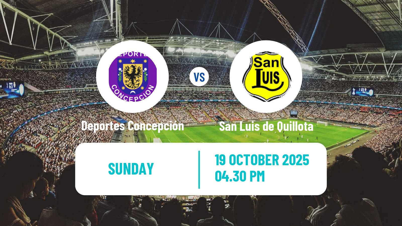 Football Chilean Primera B Deportes Concepción - San Luis de Quillota