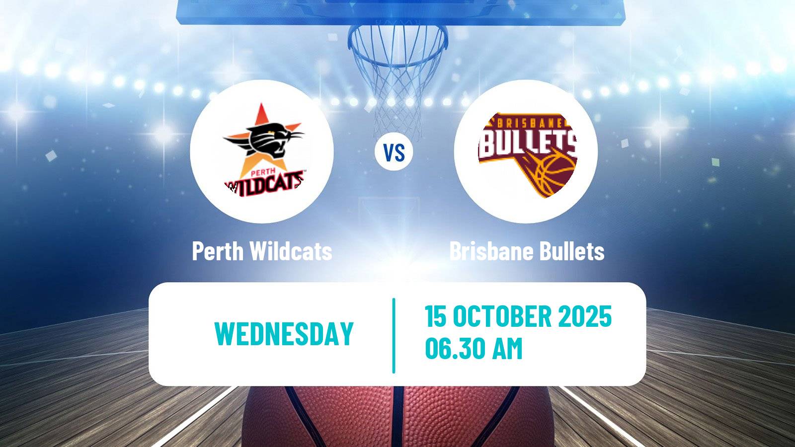 Basketball Australian NBL Perth Wildcats - Brisbane Bullets