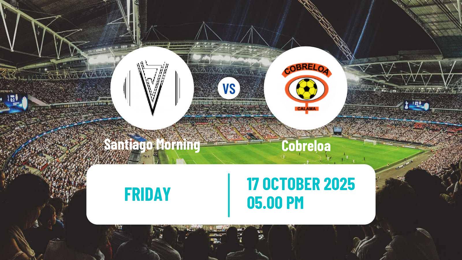 Football Chilean Primera B Santiago Morning - Cobreloa