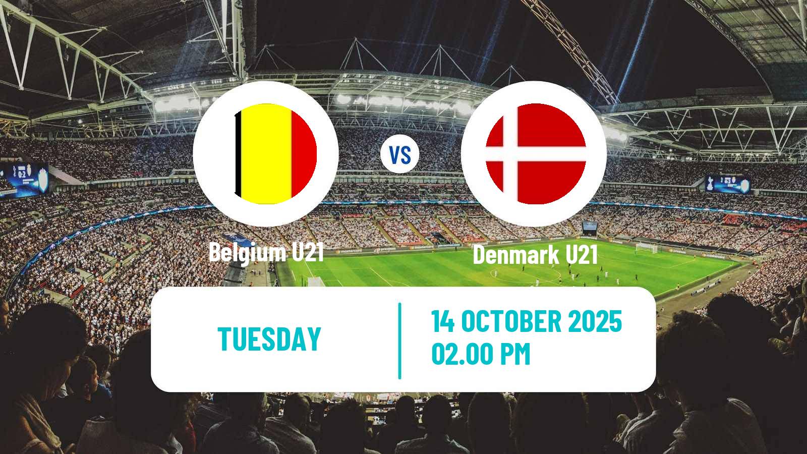Football UEFA Euro U21 Belgium U21 - Denmark U21