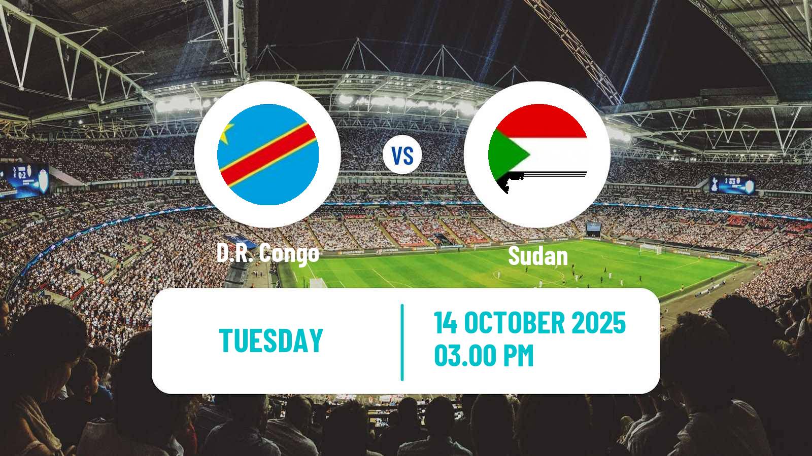 Football FIFA World Cup D.R. Congo - Sudan