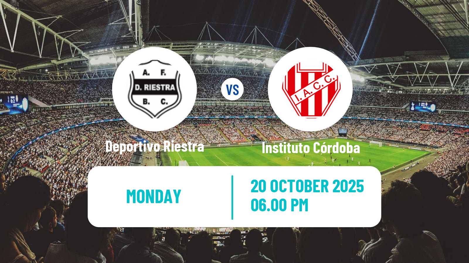 Football Argentinian Liga Profesional Deportivo Riestra - Instituto Córdoba