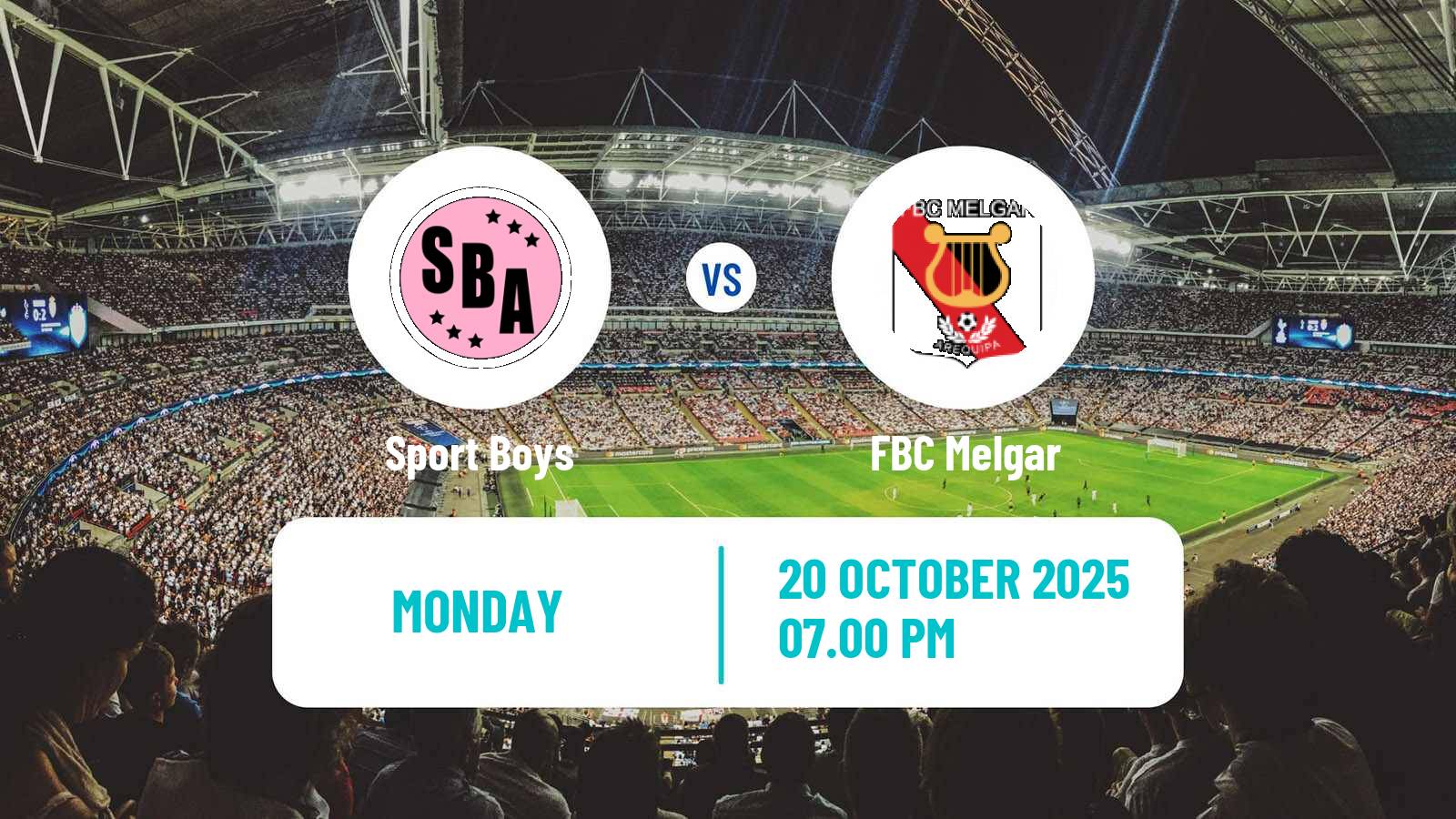 Football Peruvian Liga 1 Sport Boys - FBC Melgar