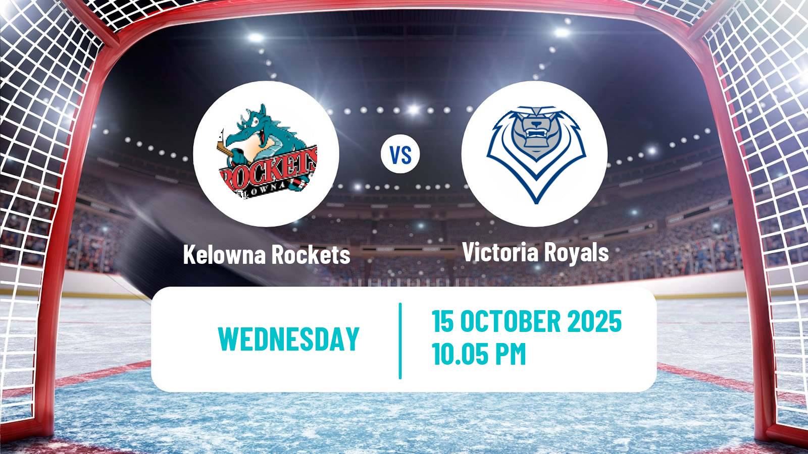 Hockey WHL Kelowna Rockets - Victoria Royals