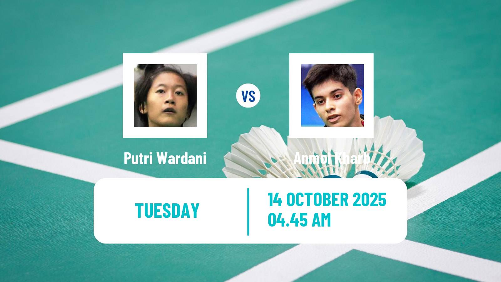 Badminton BWF World Tour Denmark Open Women Putri Wardani - Anmol Kharb