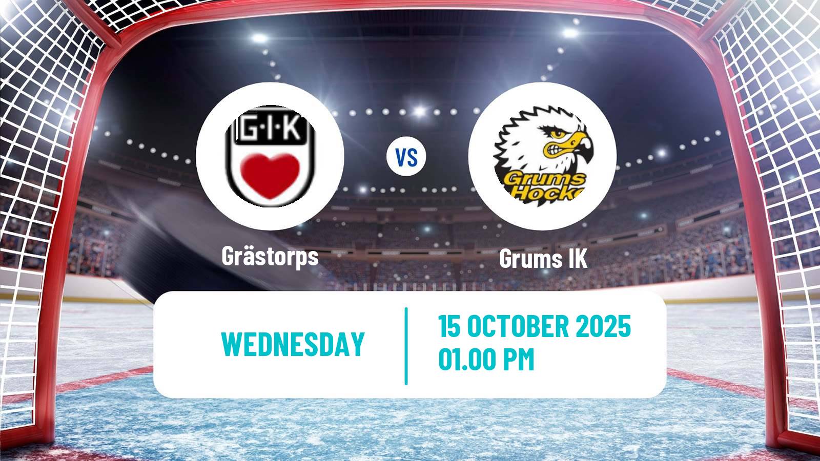 Hockey Swedish HockeyEttan Sodra Grästorps - Grums