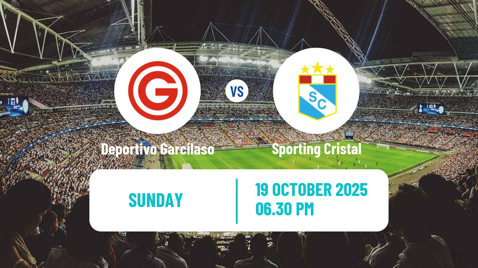 Football Peruvian Liga 1 Deportivo Garcilaso - Sporting Cristal