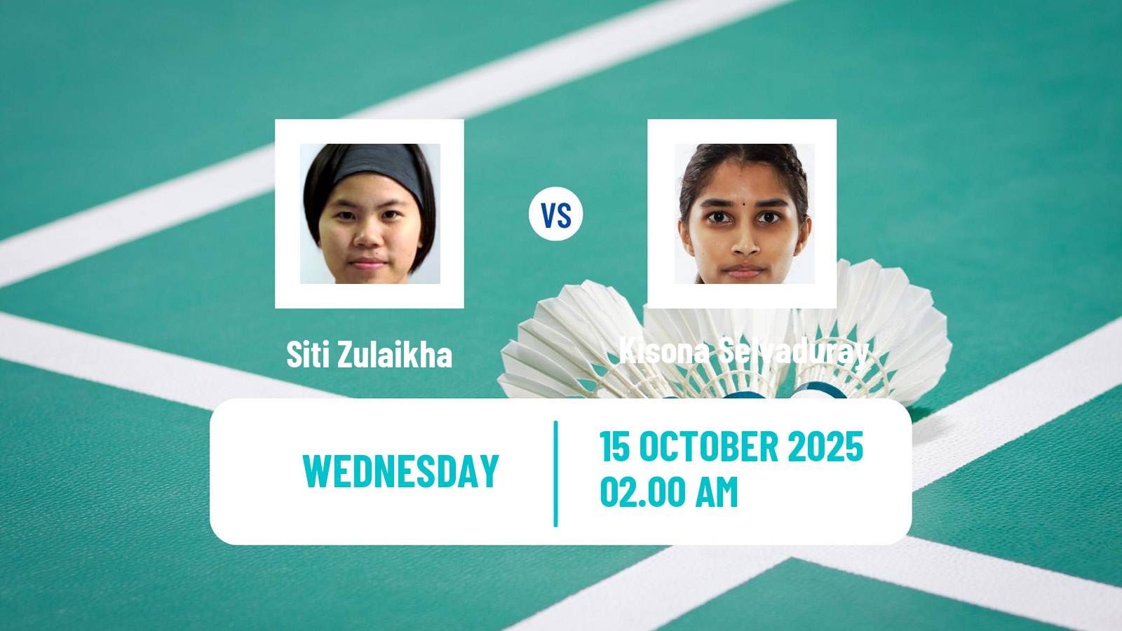 Badminton BWF World Tour Kl Masters Malaysia Super 100 Women Siti Zulaikha - Kisona Selvaduray