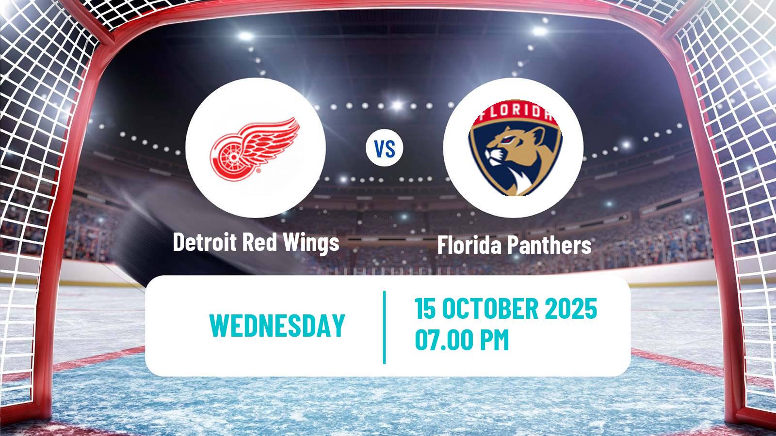 Hockey NHL Detroit Red Wings - Florida Panthers Hockey NHL Detroit Red Wings - Florida Panthers