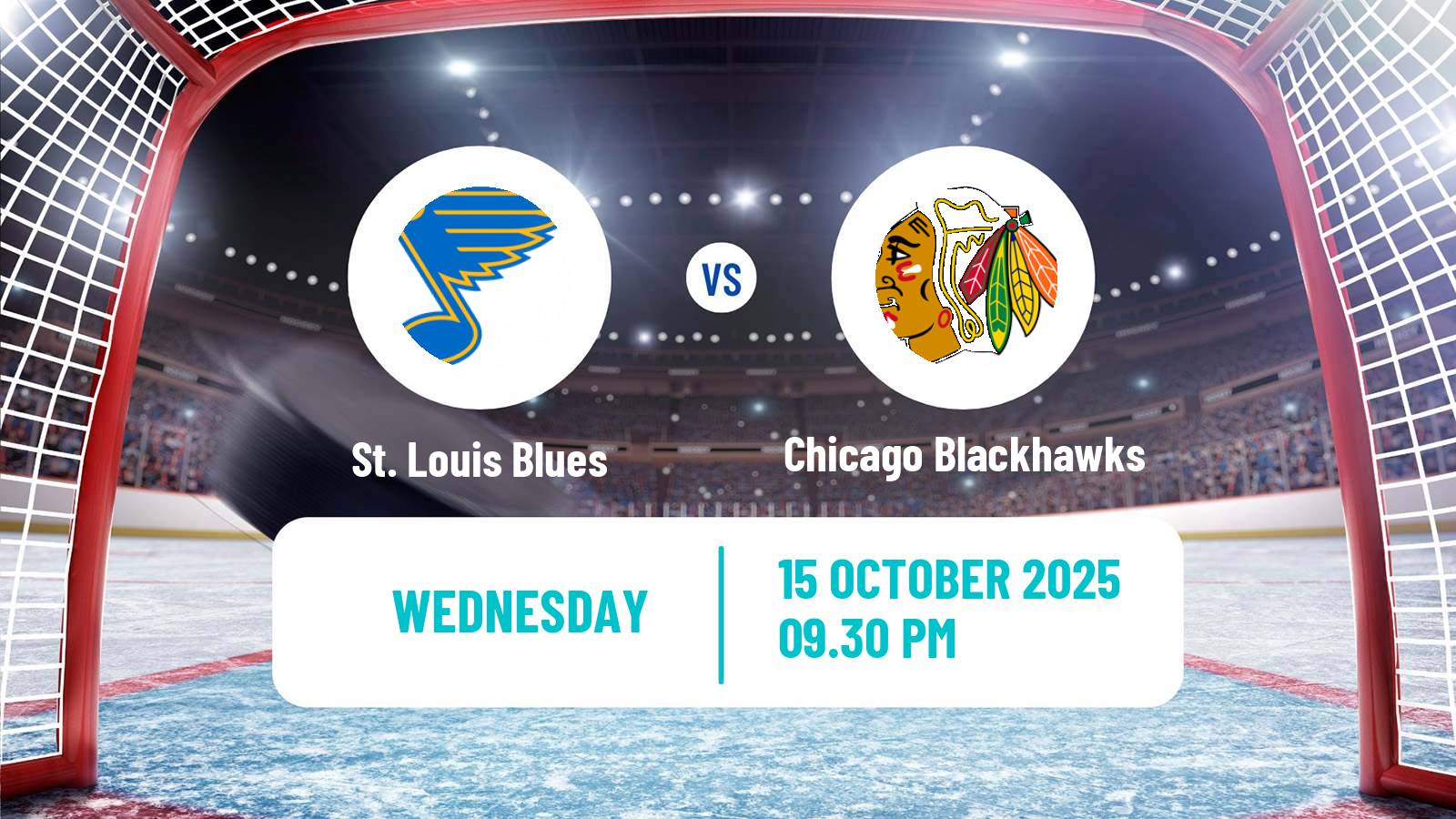 Hockey NHL St. Louis Blues - Chicago Blackhawks