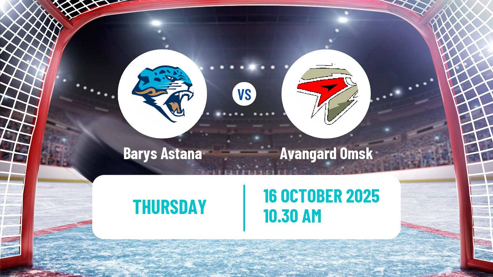 Hockey KHL Barys Astana - Avangard Omsk