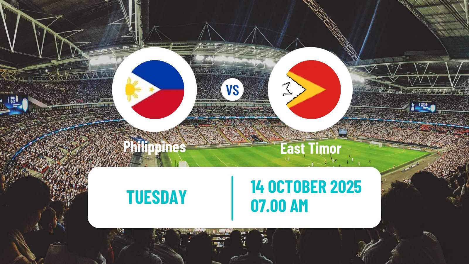 Football Asian Cup Philippines - East Timor